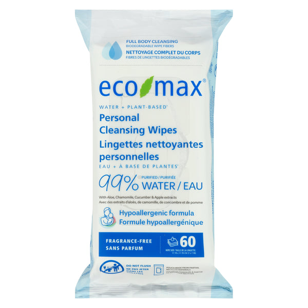 Personal Cleansing Wipes - Fragrance-Free