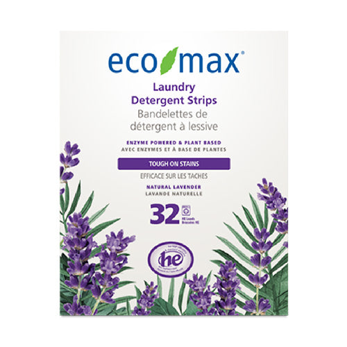Laundry Detergent Strips – Natural Lavender (32 Loads)
