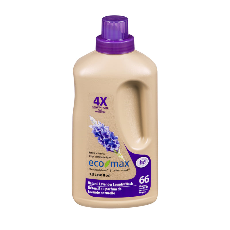 4X Concentrated Laundry Wash - Natural Lavender (1.5L, Enviro Bottle)