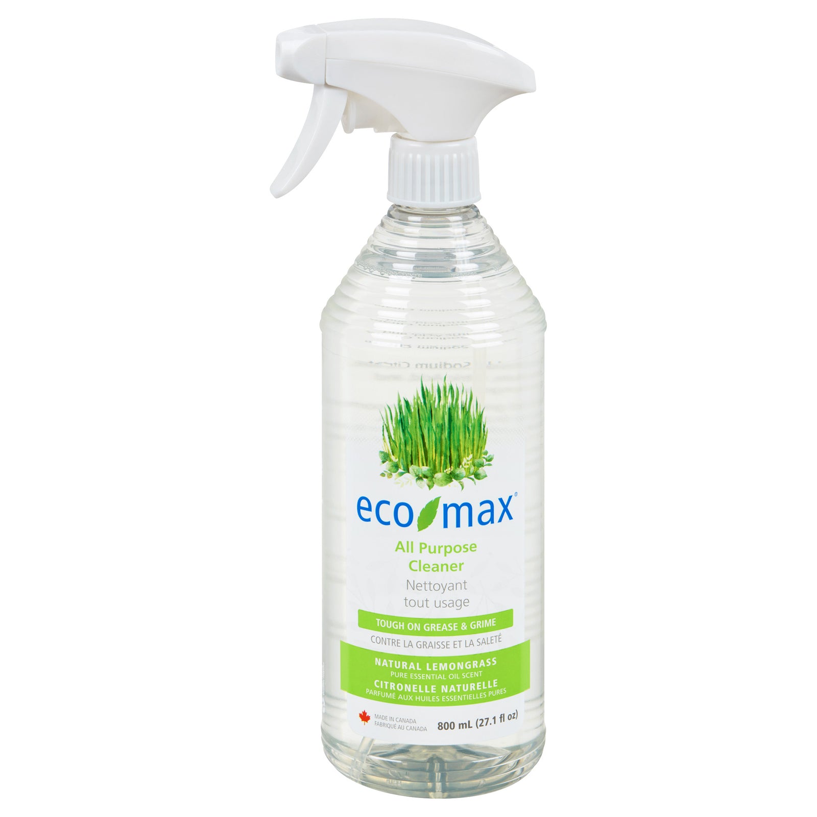 All Purpose Cleaner Natural Lemongrass (800 mL, Enviro Bottle